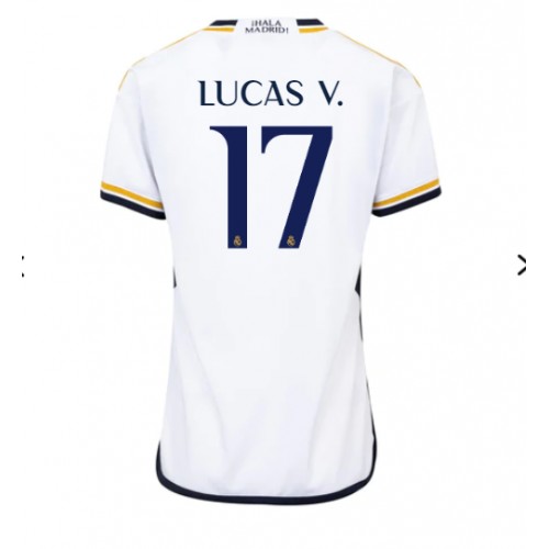 Ženski Nogometni dresi Real Madrid Lucas Vazquez #17 Domači 2023-24 Kratek Rokav